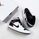 jordan 1 mid ‘reverse black toe’ white black red