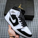 jordan 1 mid ‘tuxedo’ white black on