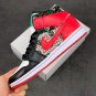 jordan 1 mid &acirc;��christmas sweater&acirc;�� whiteblack-roma green-university red