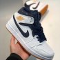 jordan 1 mid &acirc;��jeter&acirc;�� sailbronze-college navy on