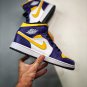 jordan 1 mid &acirc;��lakers&acirc;�� dark concordtaxi-white-black dq8426-517