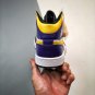 jordan 1 mid &acirc;��lakers&acirc;�� dark concordtaxi-white-black dq8426-517
