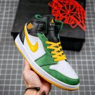 jordan 1 mid “sonics” gorge greenuniversity gold-white-black