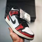 jordan 1 mid “wear-away” blackinfrared 23-white dv9565-006