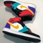 jordan 1 mid &Atilde;&cent;&Acirc;�&Acirc;�bred&Atilde;&cent;&Acirc;�&Acirc;� multi-color 554724-125 on