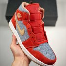 jordan 1 mid âdenim redâ dm4352-600