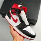 jordan 1 mid âmetallic redâ whitegym red-black