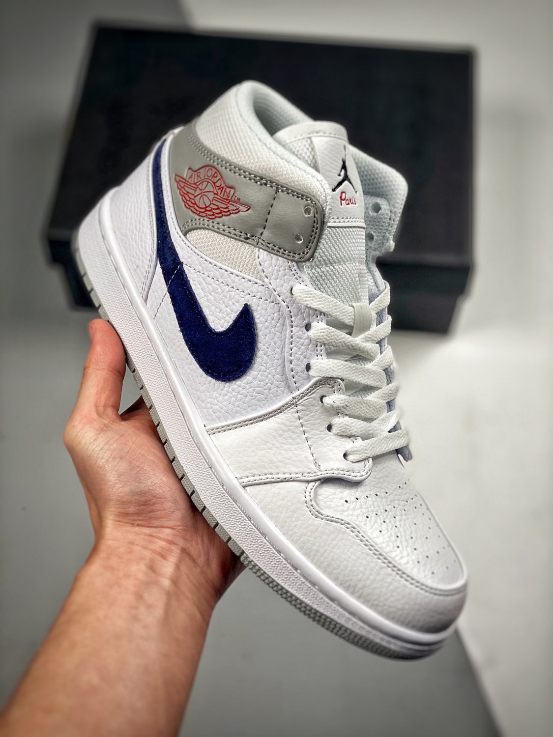 jordan 1 mid &Atilde;&cent;&Acirc;�&Acirc;�paris&Atilde;&cent;&Acirc;�&Acirc;� whiteuniversity redstealthnavy