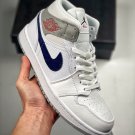 jordan 1 mid âparisâ whiteuniversity redstealthnavy
