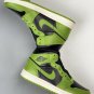 jordan 1 mid blackgreen bq6472-031