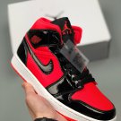 jordan 1 mid blackhot punch bq6472-600 on
