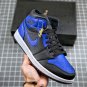 jordan 1 mid blackhyper royal-white
