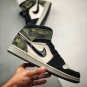 jordan 1 mid camo green cw5490-001
