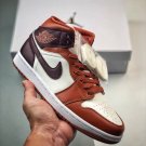 jordan 1 mid dusty peach night maroon bq6472-200