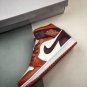 jordan 1 mid dusty peach night maroon bq6472-200