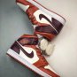 jordan 1 mid dusty peach night maroon bq6472-200