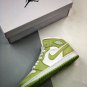 jordan 1 mid green python whitevivid green dv2959-113