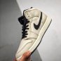 jordan 1 mid light bonecone-black-sail on