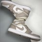 jordan 1 mid linen white 554724-082