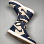 jordan 1 mid midnight navylight cream-white aq9131-401