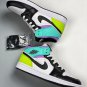 jordan 1 mid purple teal green 554725-175