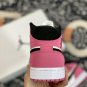 jordan 1 mid sailberry pink-black