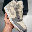 jordan 1 mid se âcoconut milkparticle greyâ
