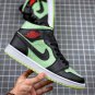 jordan 1 mid se blackchile red-barely volt
