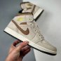 jordan 1 mid se brown elephant dz4129-102