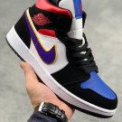 jordan 1 mid se field purplewhite-gym red on