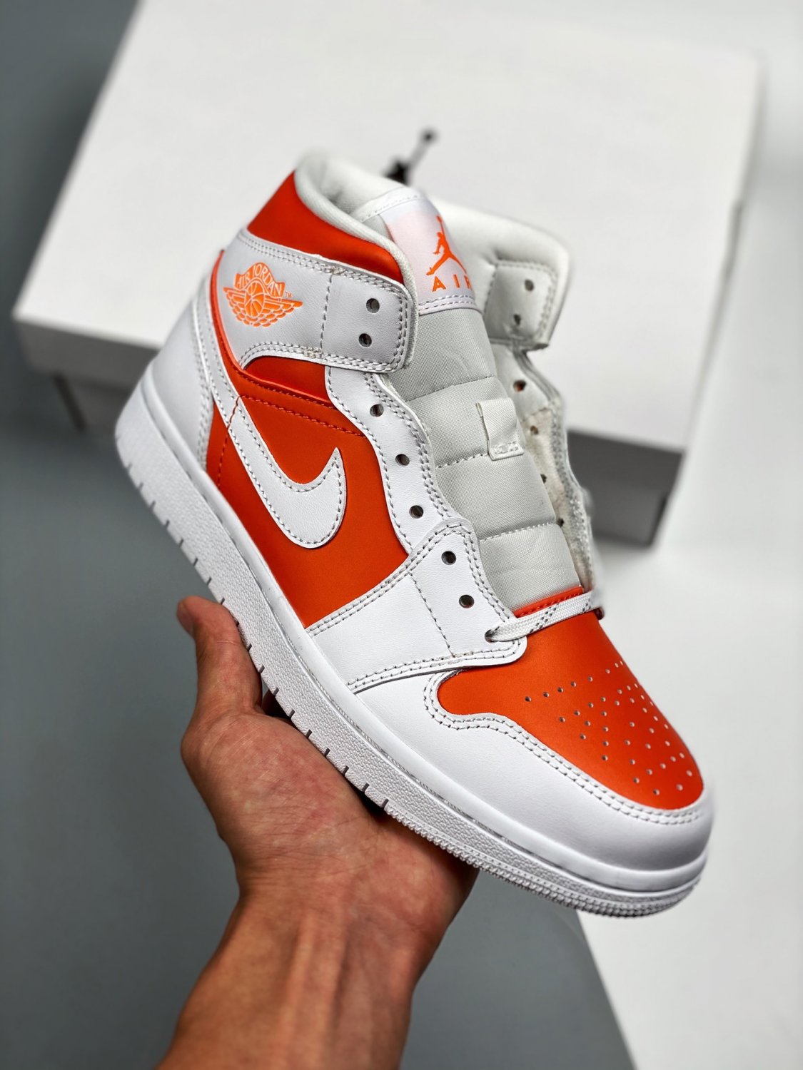 jordan 1 mid se gs bright citruswhite cz0774-800
