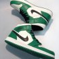 jordan 1 mid se pine greensail-black on