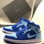 jordan 1 mid varsity royalice blue-white