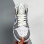 jordan 1 mid white grey blue with icy soles