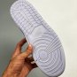jordan 1 mid white grey blue with icy soles