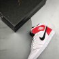 jordan 1 mid white red black 554724-116 on