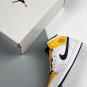 jordan 1 mid whiteblack-university gold
