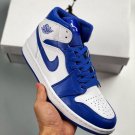 jordan 1 mid whitehyper royal 554724-114 on