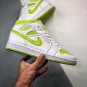 jordan 1 mid whitelime bq6472-131