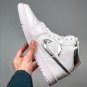 jordan 1 mid whitemetallic silver 554724-105