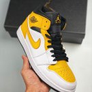 jordan 1 mid whiteuniversity gold-black 554724-170