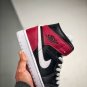 jordan 1 mid wmns blackwhite-noble red