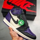 jordan 1 retro high court purplesail-black 555088-501 on