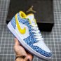 jordan 1 retro low &acirc;��west coast&acirc;�� whitevarsity maize-university blue