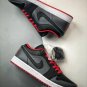 jordan 1 retro low &acirc;��dark grey black red&acirc;�� 553558-002