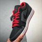 jordan 1 retro low &acirc;��dark grey black red&acirc;�� 553558-002