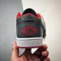 jordan 1 retro low &acirc;��dark grey black red&acirc;�� 553558-002