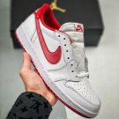 jordan 1 retro low og white varsity red 705329-101