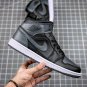jordan 1 retro mid &acirc;��black dark grey&acirc;��