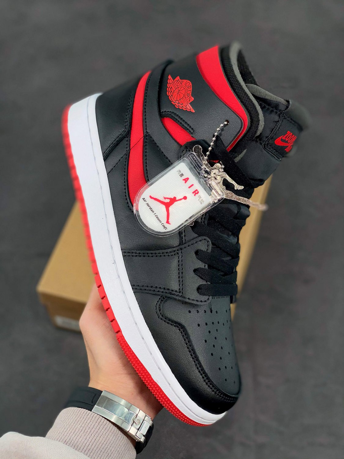 jordan 1 zoom cmft &Atilde;&cent;&Acirc;�&Acirc;�bred&Atilde;&cent;&Acirc;�&Acirc;� blackuniversity red-white